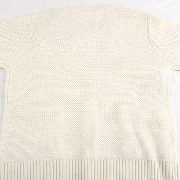 Sandro Cream Cardigan with Black Accents - Picture 4 of 16